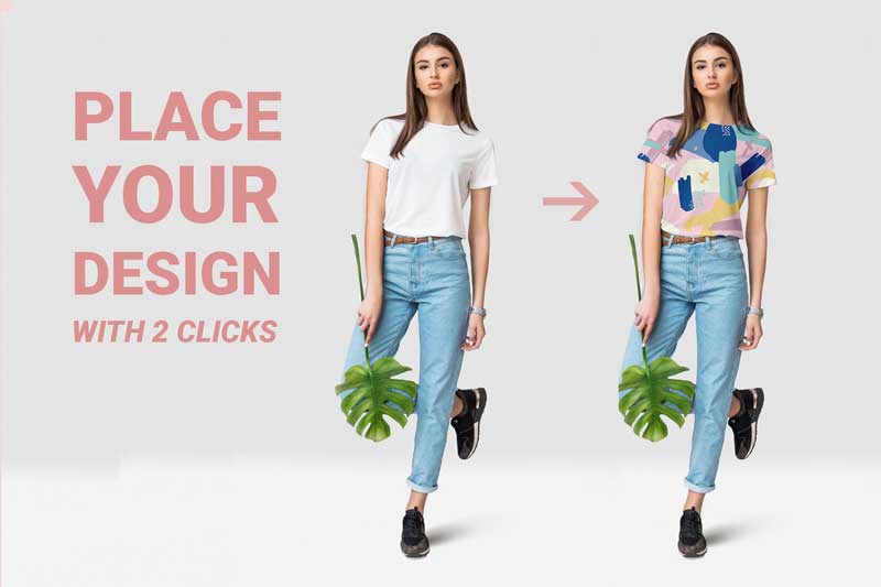 Amazing Female T-shirt Mockups 2 Amazing Female T shirt Mockups 1