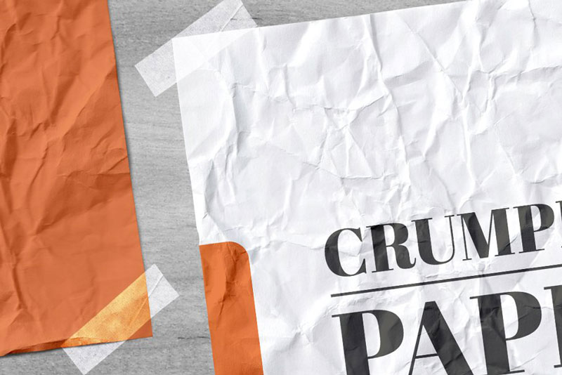 Crumpled Paper Mockup 4738816 1