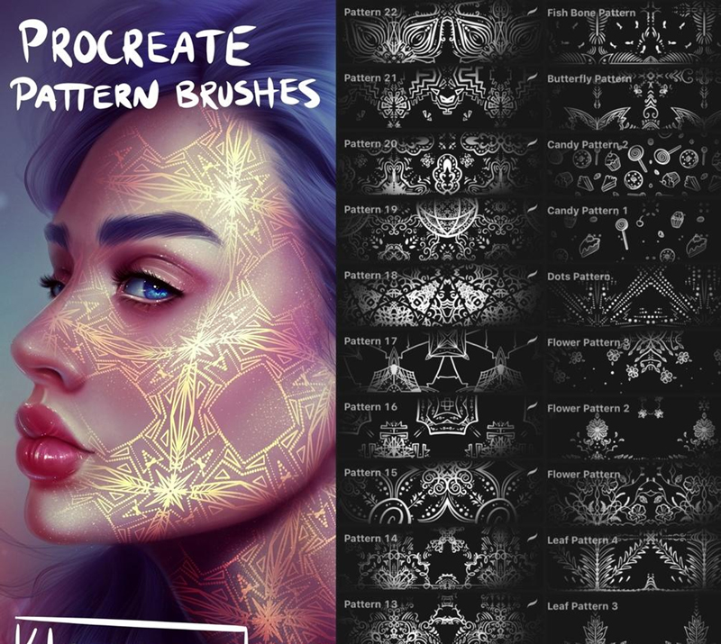 Gumroad – Sandra Winther Art Pattern Brushes for Procreate 2 Gumroad – Sandra Winther Art Pattern Brushes for Procreate