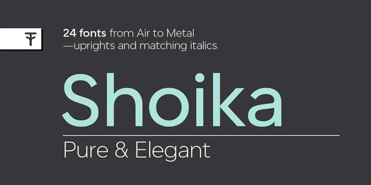 Shoika Font Family