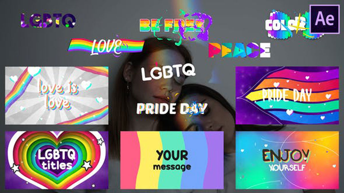 Videohive LGBTQ Titles And Scenes After Effects 27733559