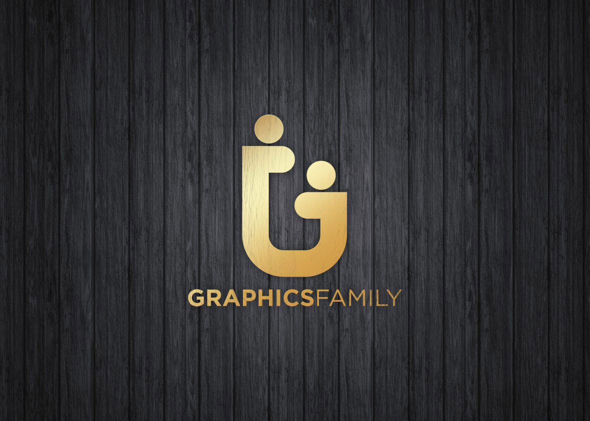Gold Logo Photoshop Mockup