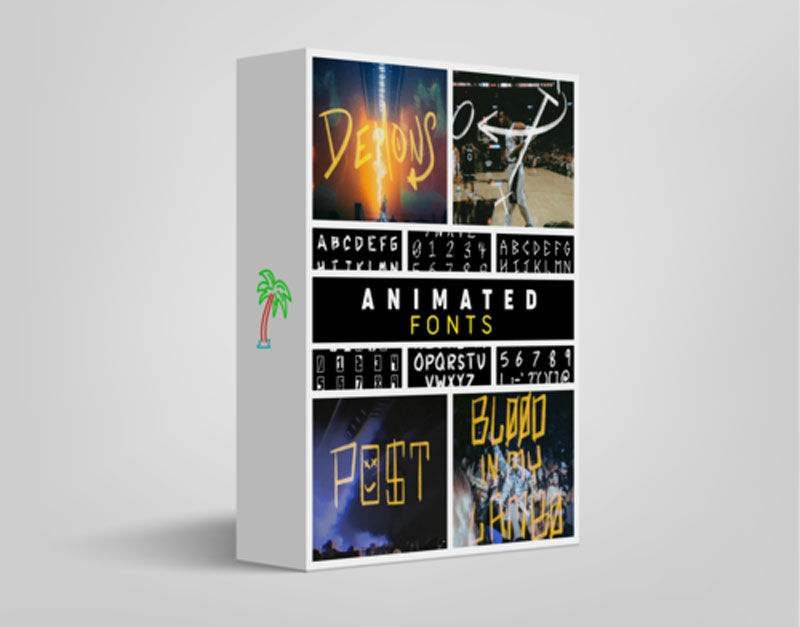 Tropic Colour – Animated Fonts