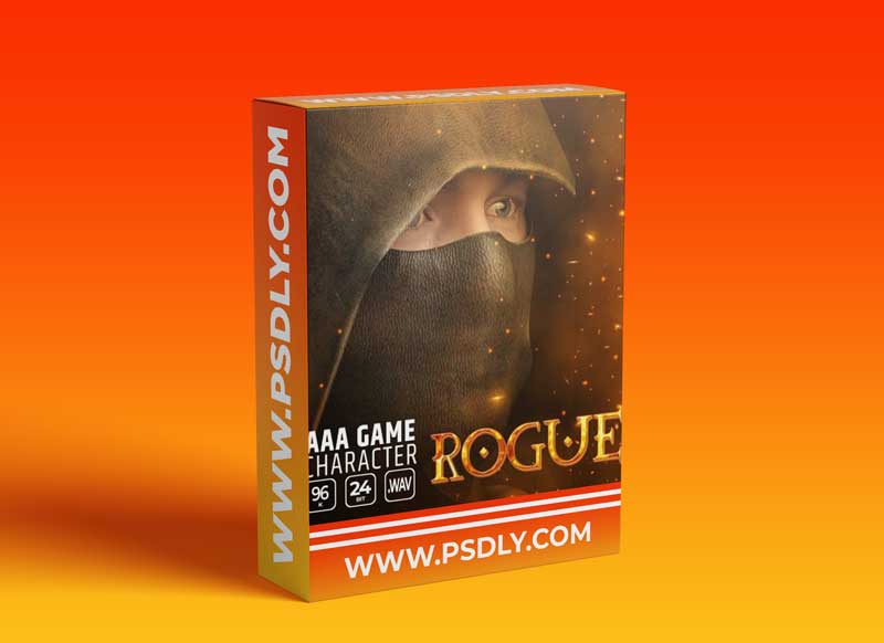 Epic Stock Media AAA Game Character Rogue