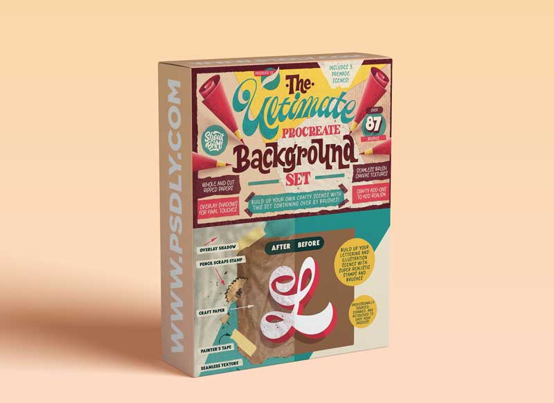 CreativeMarket - Ultimate Procreate Background Set 5947780