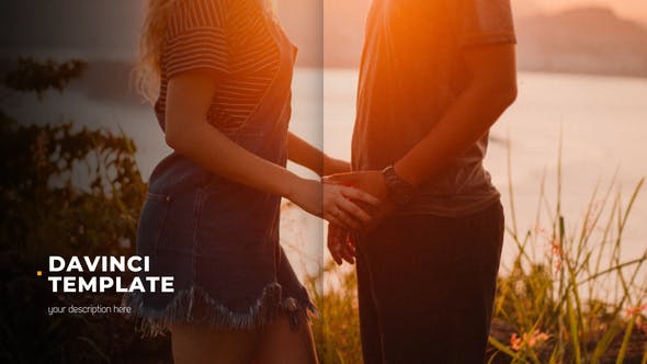 Videohive Smooth Slideshow Elegant Slice DaVinci Resolve 30198556