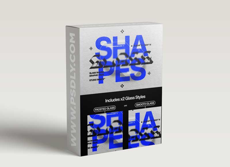 CreativeMarket - Glass Shapes 5932145