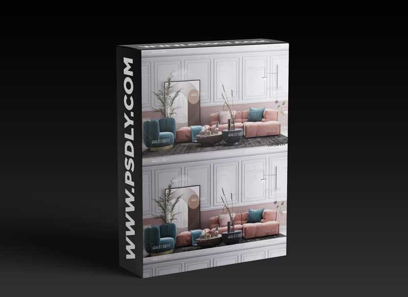 Modern fabric sofa combination 02