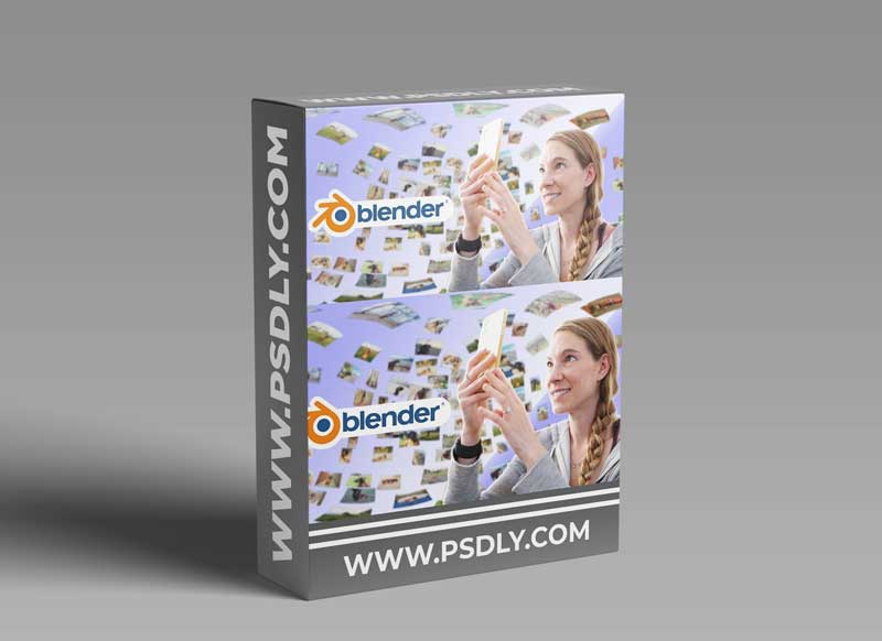 Animate a 3D Photo Collage in Blender: Fly Through and 360° Experience