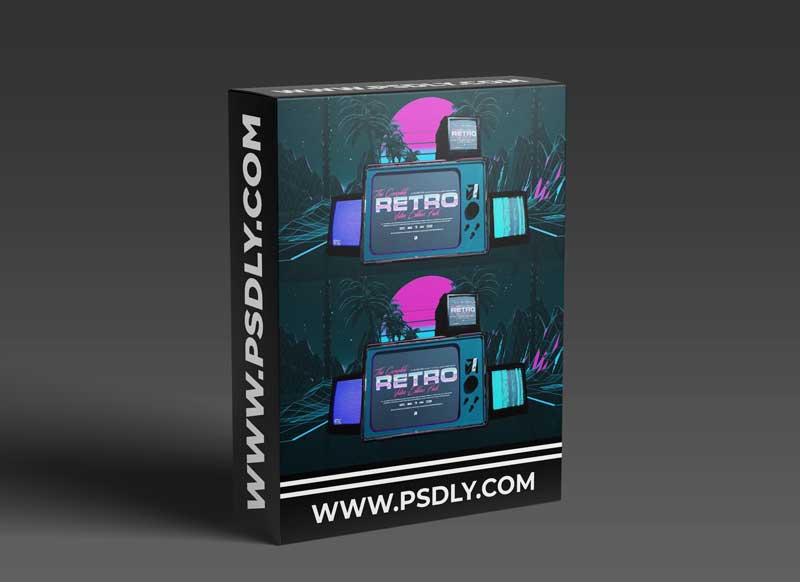 James Abadi Design – The Complete Retro Video Editors Pack Pro – 4K