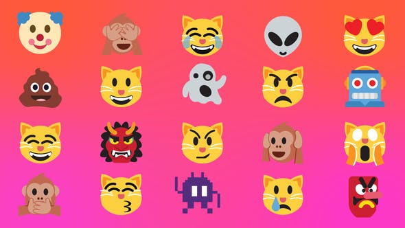 Videohive Animated Emoji Pack v3.0 30780801