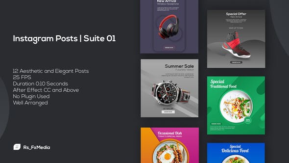 Videohive Instagram Posts Suite 01 28334038