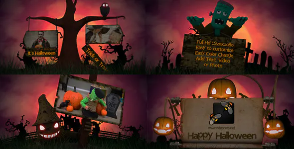 Videohive Halloween Night Greetings 13257252