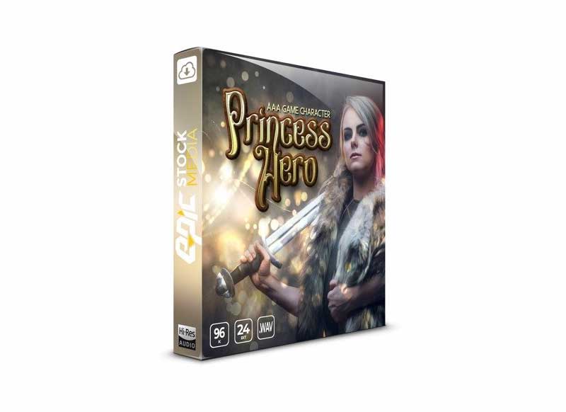 Epic Stock Media AAA Game Character Princess Hero WAV