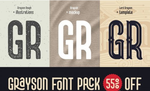 CreativeMarket - Grayson Font Pack 4788741