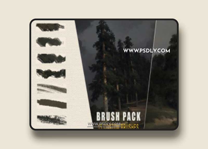 Traditional Texture Brushes for Photoshop by Vladimir Motsar