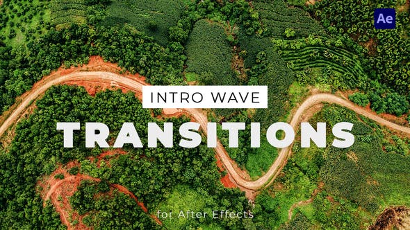 Videohive Intro Wave Transitions for After Effects 33838158