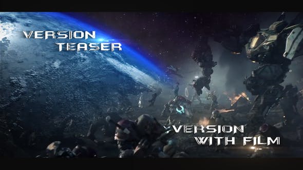 Videohive Space Trailer Titles 23906831