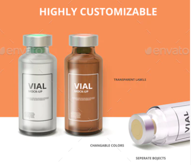 GraphicRiver - Medicine Vial Mockup 22545058