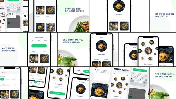 Videohive Food App Promo 34025785