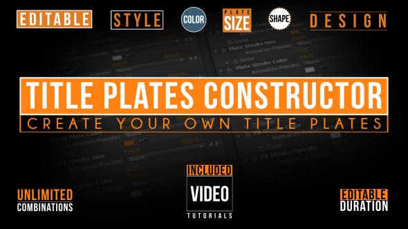 Videohive Title Plates 11035088