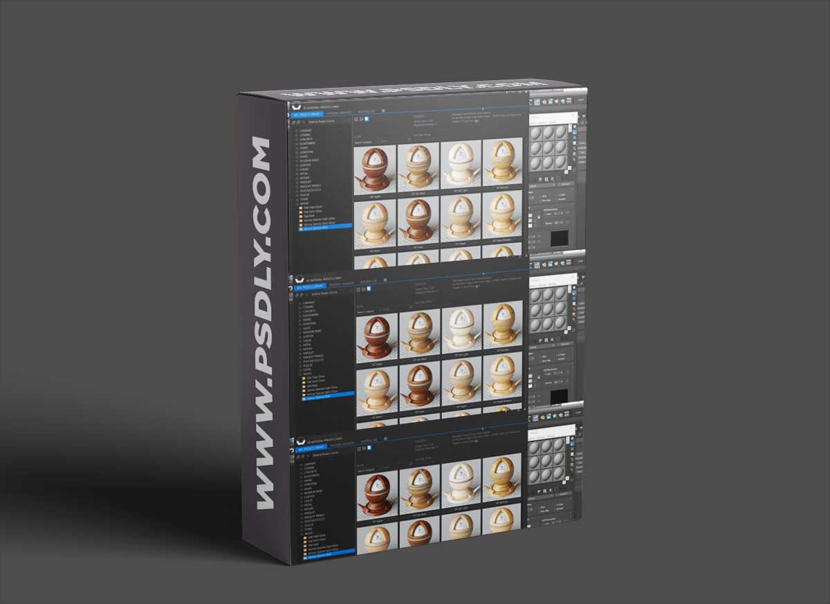 SIGERSHADERS XS Material Presets Studio v4.2 for 3ds Max 2016-2023