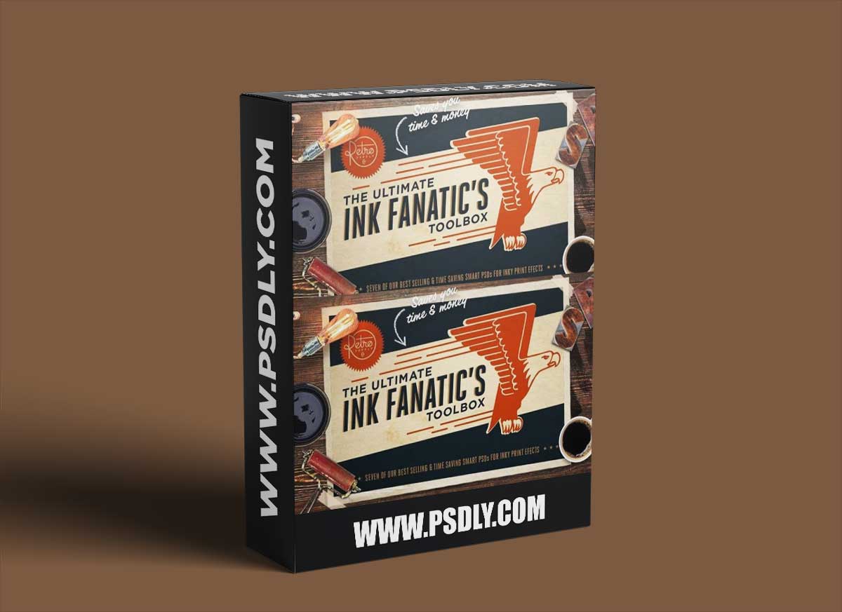 RetroSupply - The Ink Fanatic's Toolbox | Photoshop Bundle