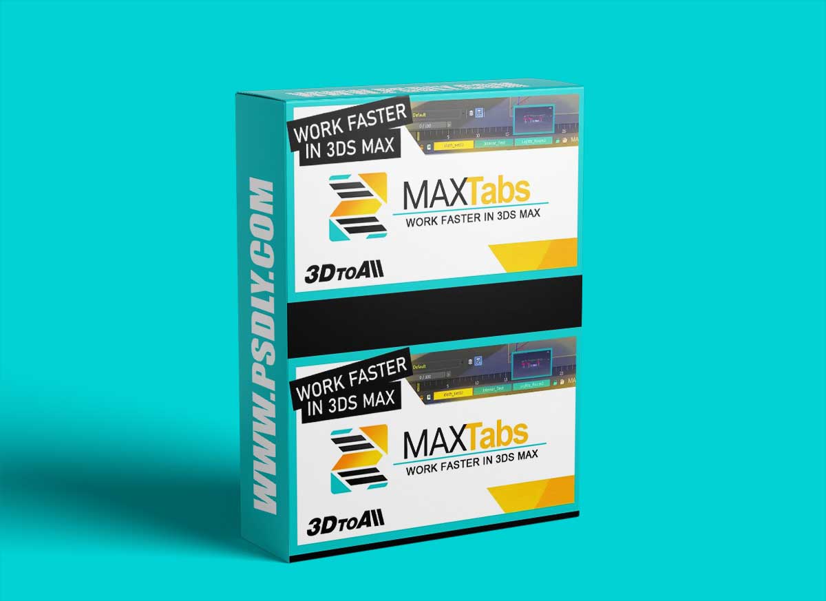 3DtoAll MAXTabs V1.3 For 3DS MAX 2015-2023