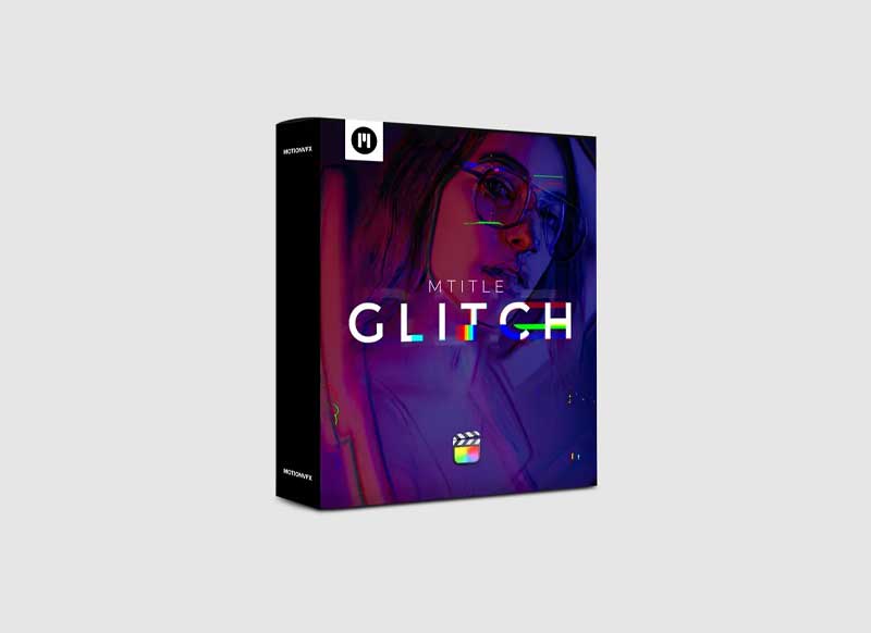 mTitle Glitch - MotionVFX FCPX