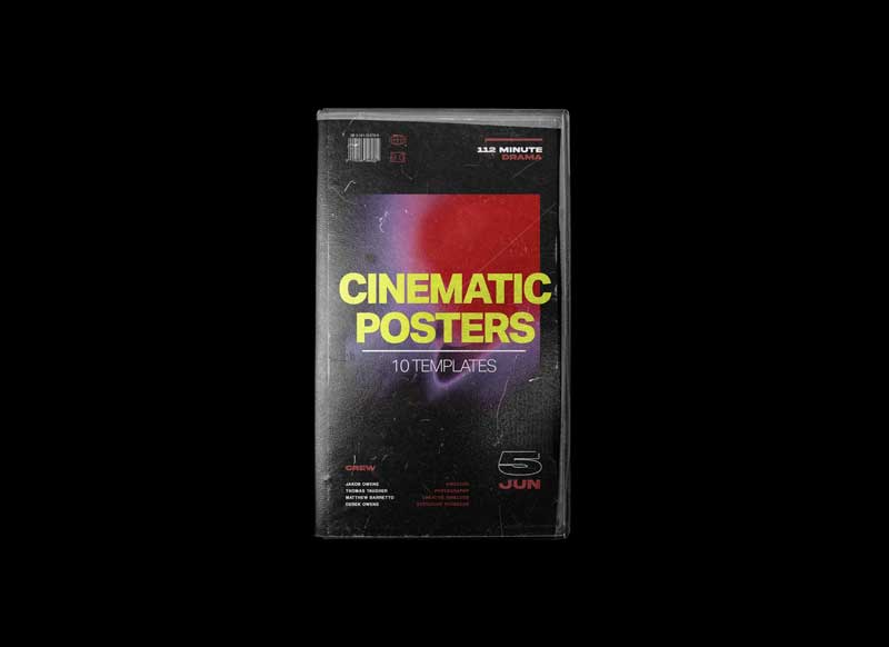Tropic Colour - CINEMATIC SOCIAL MEDIA POSTER TEMPLATES
