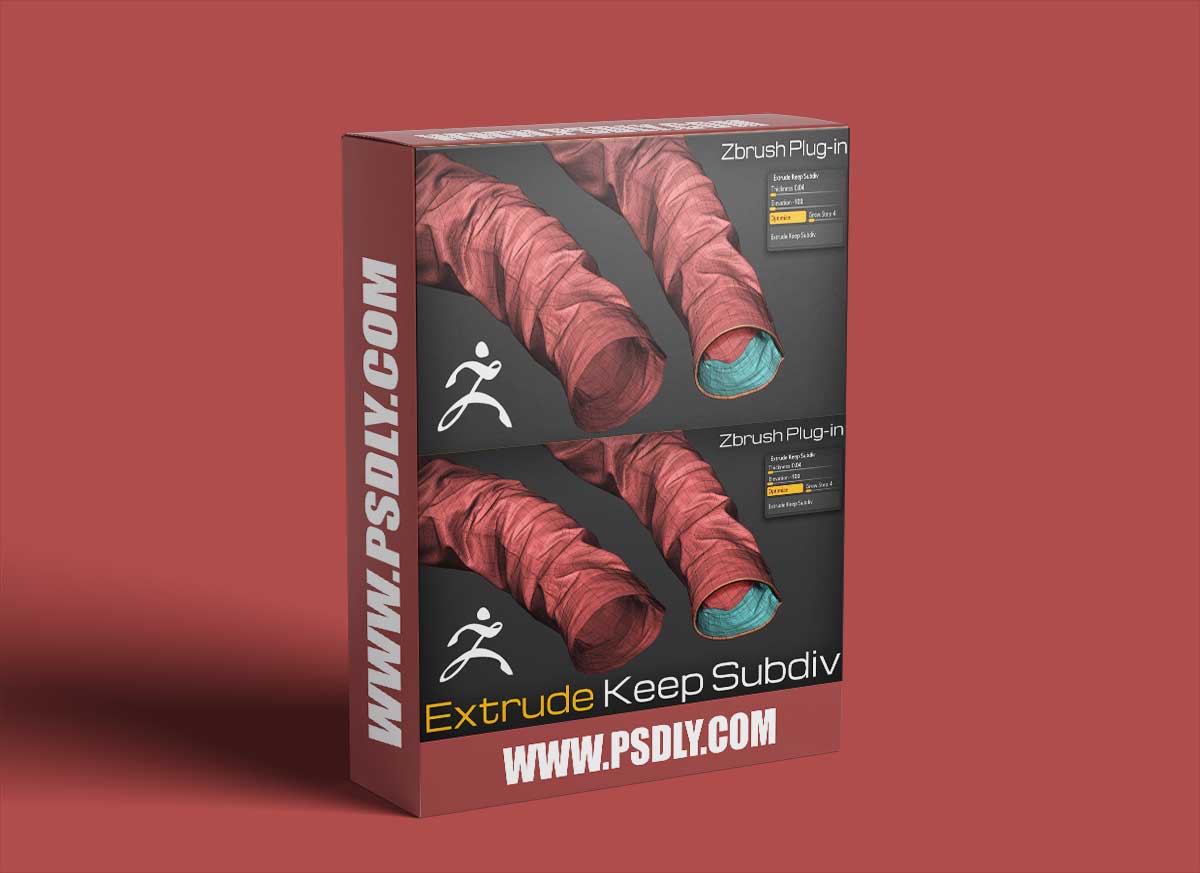 Extrude Keep Subdiv ZBrush Plugin