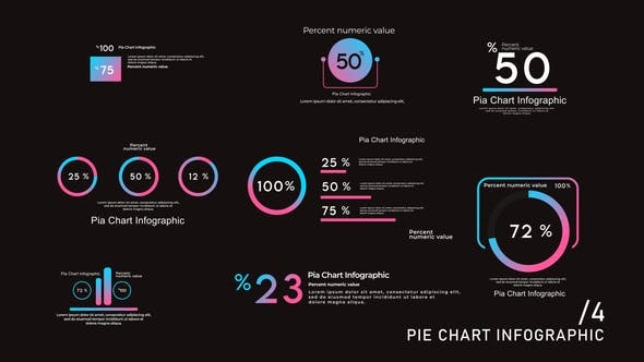 Videohive Pie Chart Infographics 4 45697093