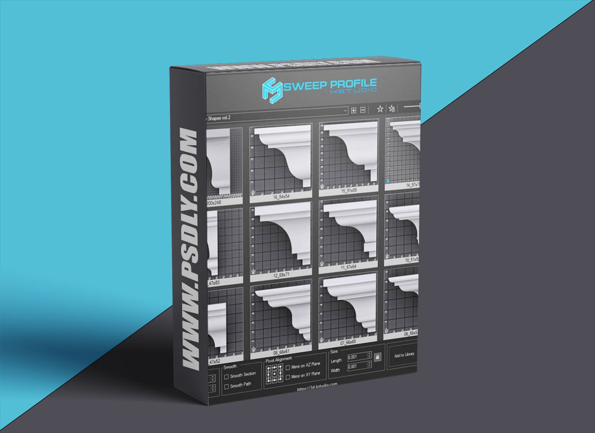3d-kstudio Sweep Profile Pro 1.01.17 for 3dsMax
