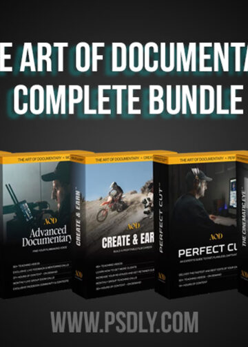 Psdly - Download Free Premium Graphics Design Elements & Web Theme 57 The Art of Documentary – Complete Bundle 2024