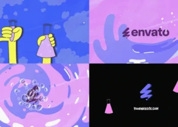 Videohive - Liquid Explosion Chemical Reaction Logo for After Effects - 59694527