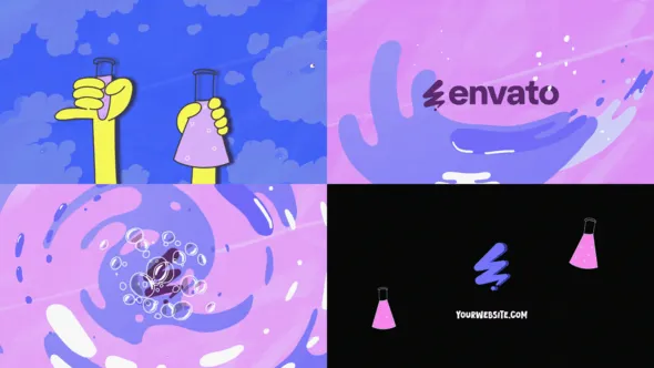 Videohive - Liquid Explosion Chemical Reaction Logo for After Effects - 59694527 1 Videohive - Liquid Explosion Chemical Reaction Logo for After Effects - 59694527