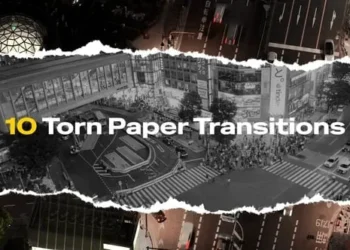 Videohive - Torn Paper Transitions - 59408356