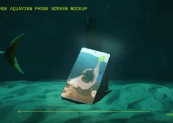 Videohive - Submerge AquaView Phone Screen Mockup - 60071438
