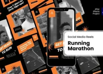 Videohive Social Media Reels Running Marathon After Effects Project Files 60467055