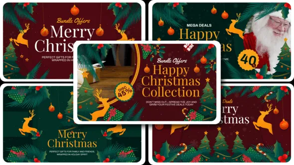 Videohive - Christmas Sale Promo After Effect - 60981001 1 Videohive Christmas Sale Promo After Effect 60981001