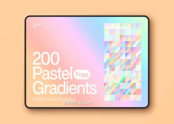200 Pastel Photoshop Gradients