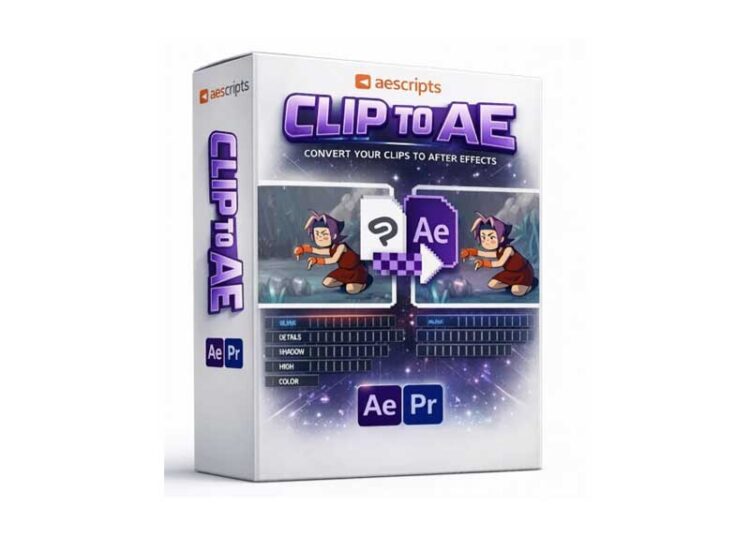 Aescripts - ClipToAE v1.0 1 Aescripts ClipToAE v1.0