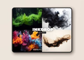 Inkdrop Overlays Pack for Photoshop