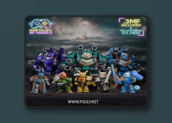 Nostalgic – Pokemon x Warhammer – 3D Print Model STL