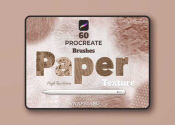 Paper Texture 60 Procreate Brushes