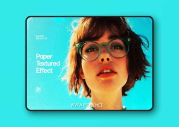 Paper Textured Photo Effect for Photoshop