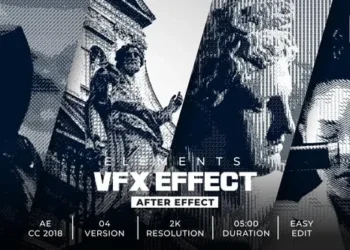 Videohive Black and White Bitmap Effects 62426027
