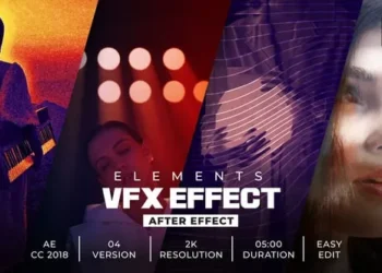 Videohive Gradient Glass Effects 62393854