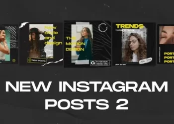 Videohive Grunge Instagram Posts 2 62396040