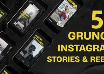 Videohive Grunge Instagram Stories 62289379